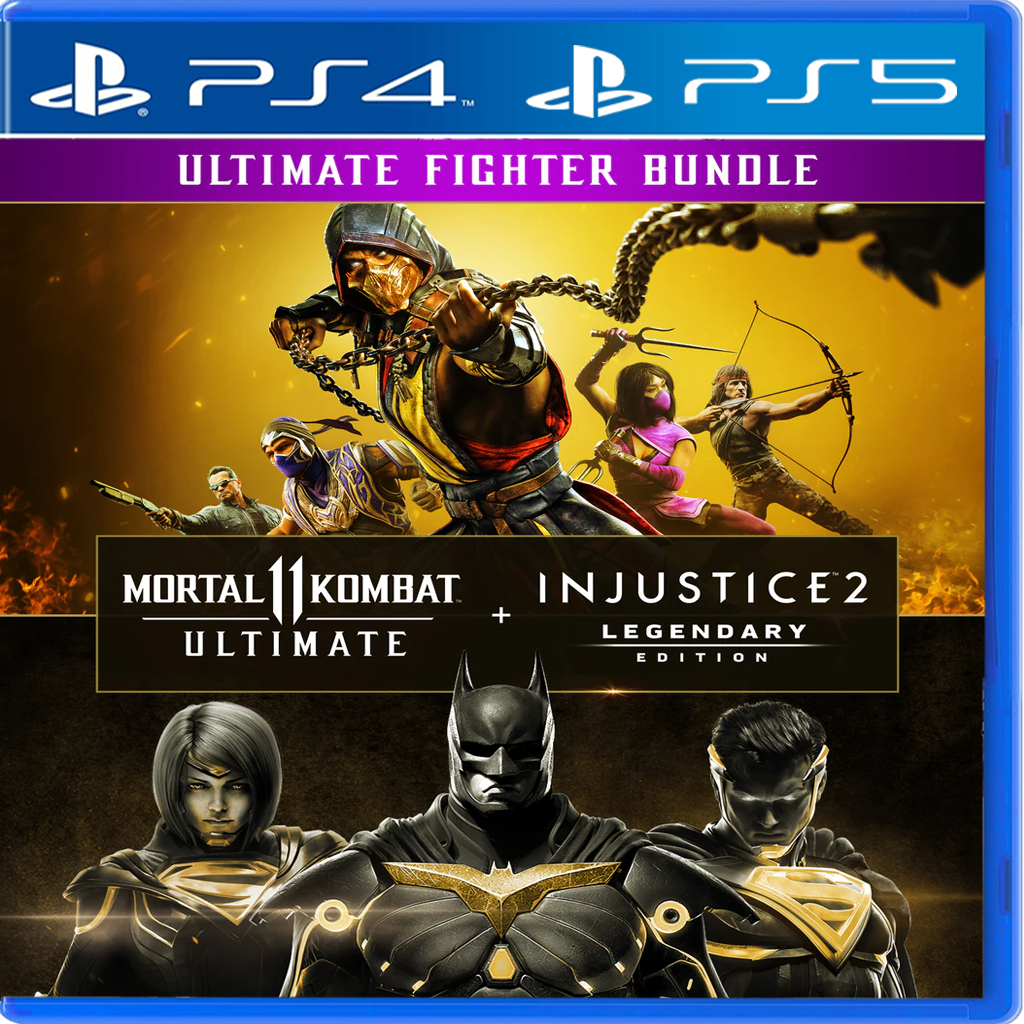 Injustice 2 Legendary Edition + Mortal Kombat 11 Ultimate Edition (PS4 & PS5)