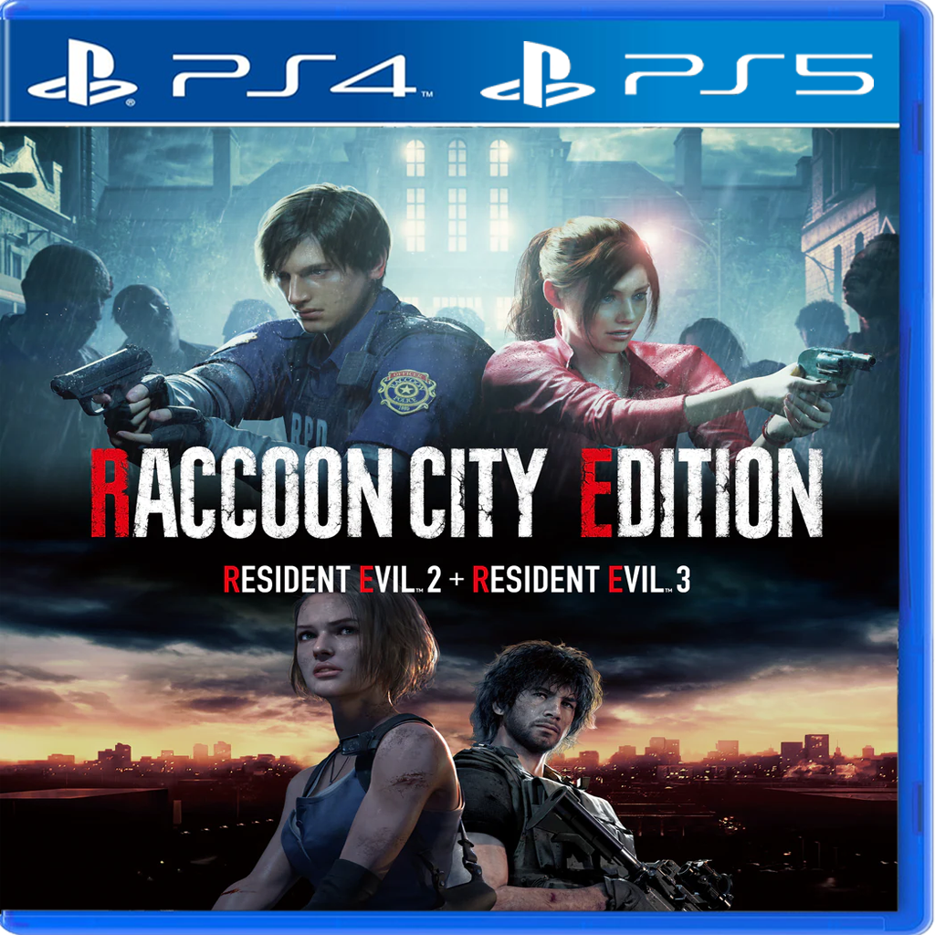 Resident Evil 2 Remake + Resident Evil 3 Remake (PS4 & PS5)