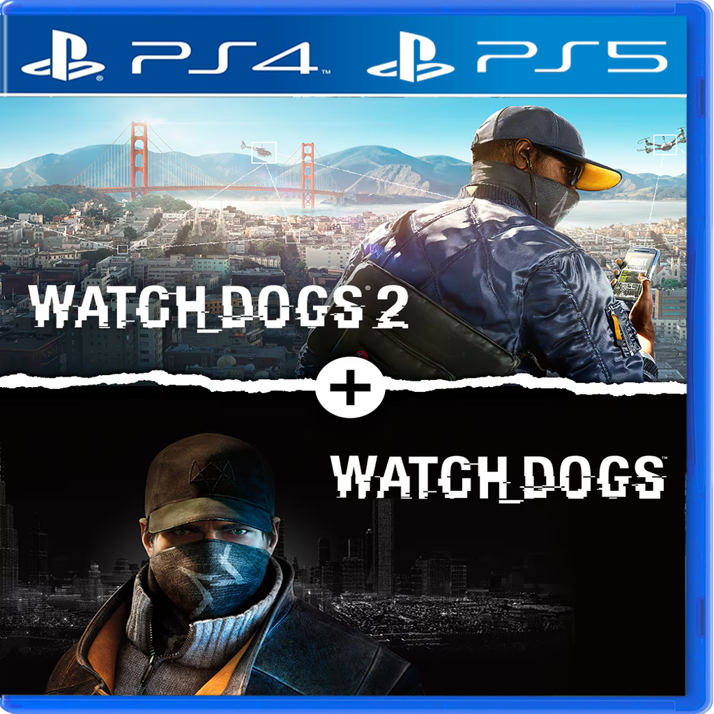Watch Dogs 1 + Watch Dogs 2 (PS4 & PS5)